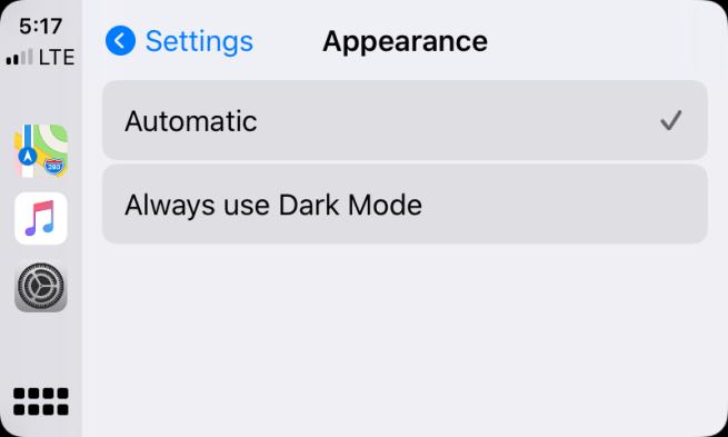 iOS 13 CarPlay 新体验：和 iPhone 一样支持暗色模式