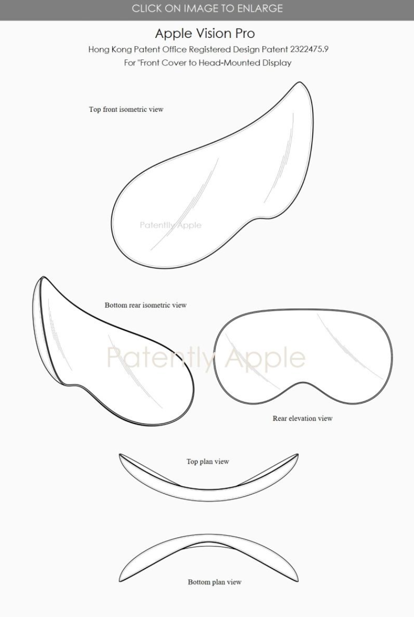 苹果 Vision Pro 获 70 项全新设计专利