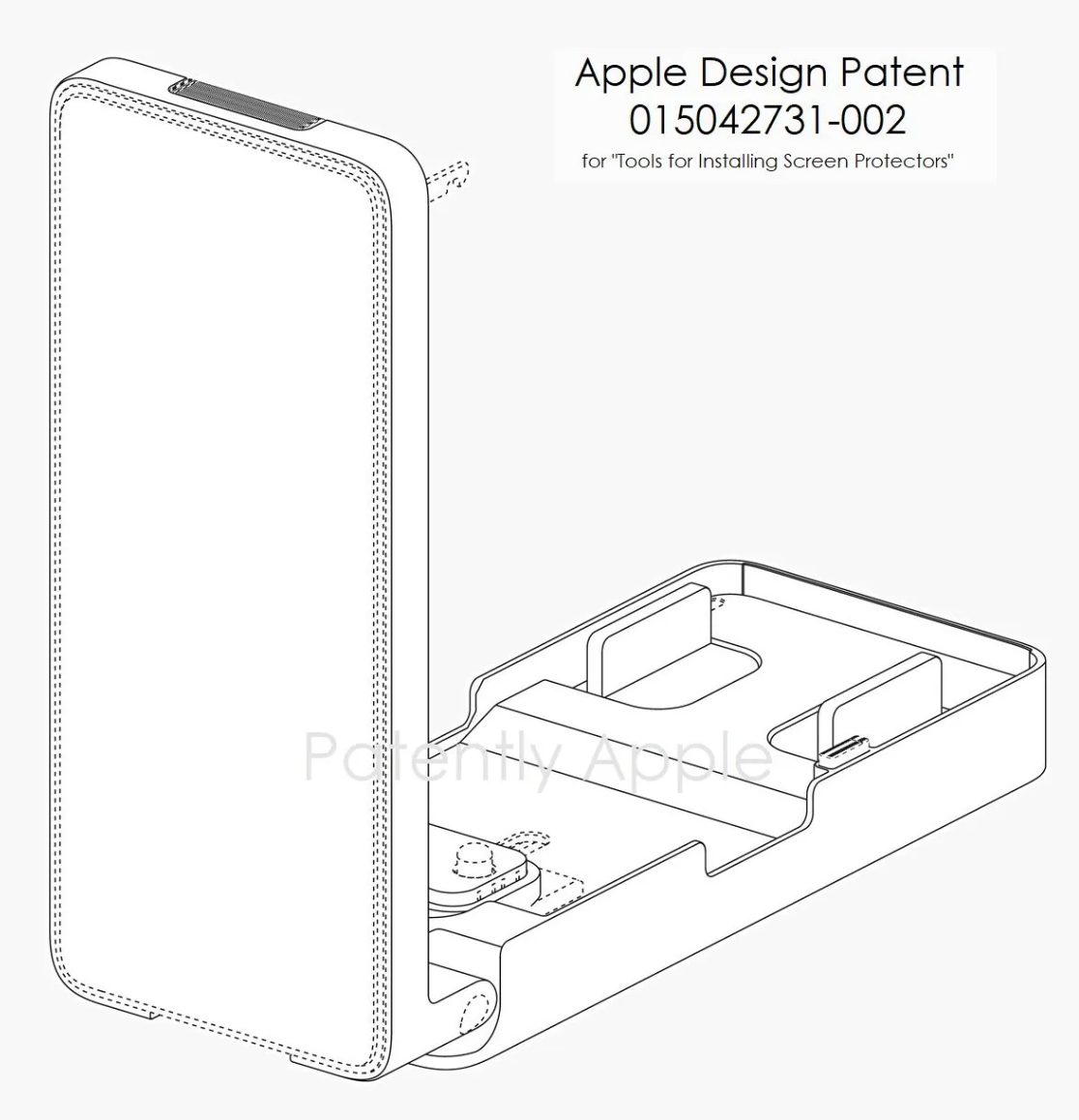 苹果新专利：为 iPhone 推出专用贴膜工具