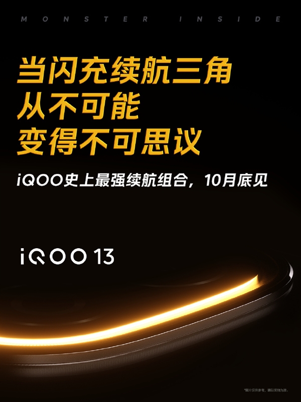 iOOO史上最强续航组合：iQOO 13确认搭载6150mAh大电池+120W超快闪充