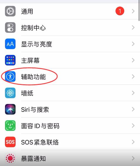 iphone12系统怎么调出小白点