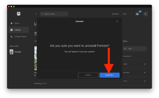 如何在Mac上正确卸载Fortnite以释放100GB存储空间