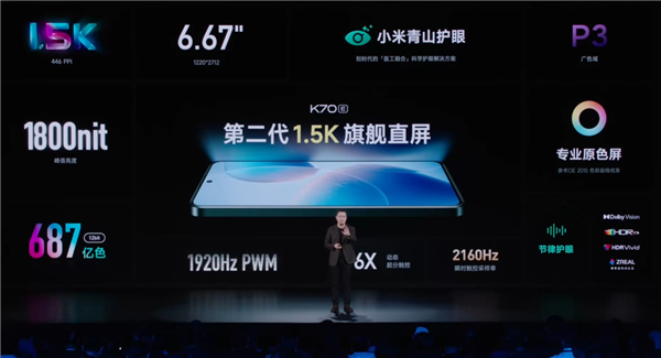 新一代旗舰焊门员！Redmi K70E发布：全球首发天玑8300-Ultra 1999元起