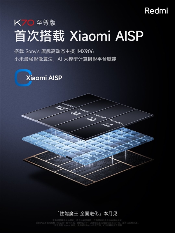 14 Ultra同款！Redmi K70至尊版首次搭载小米最强影像算法AISP