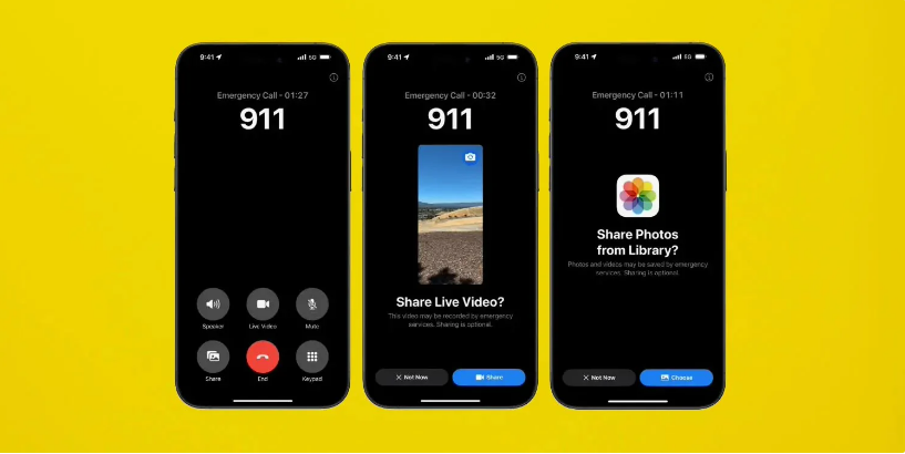 苹果 iOS 18 支持紧急呼叫视频通话，将于今年秋季在美国上线