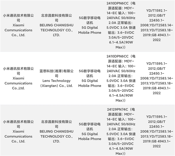 小米15 Pro入网：小米2024终极大作