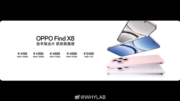 OPPO最佳直屏手机！OPPO Find X8正式发布：售价